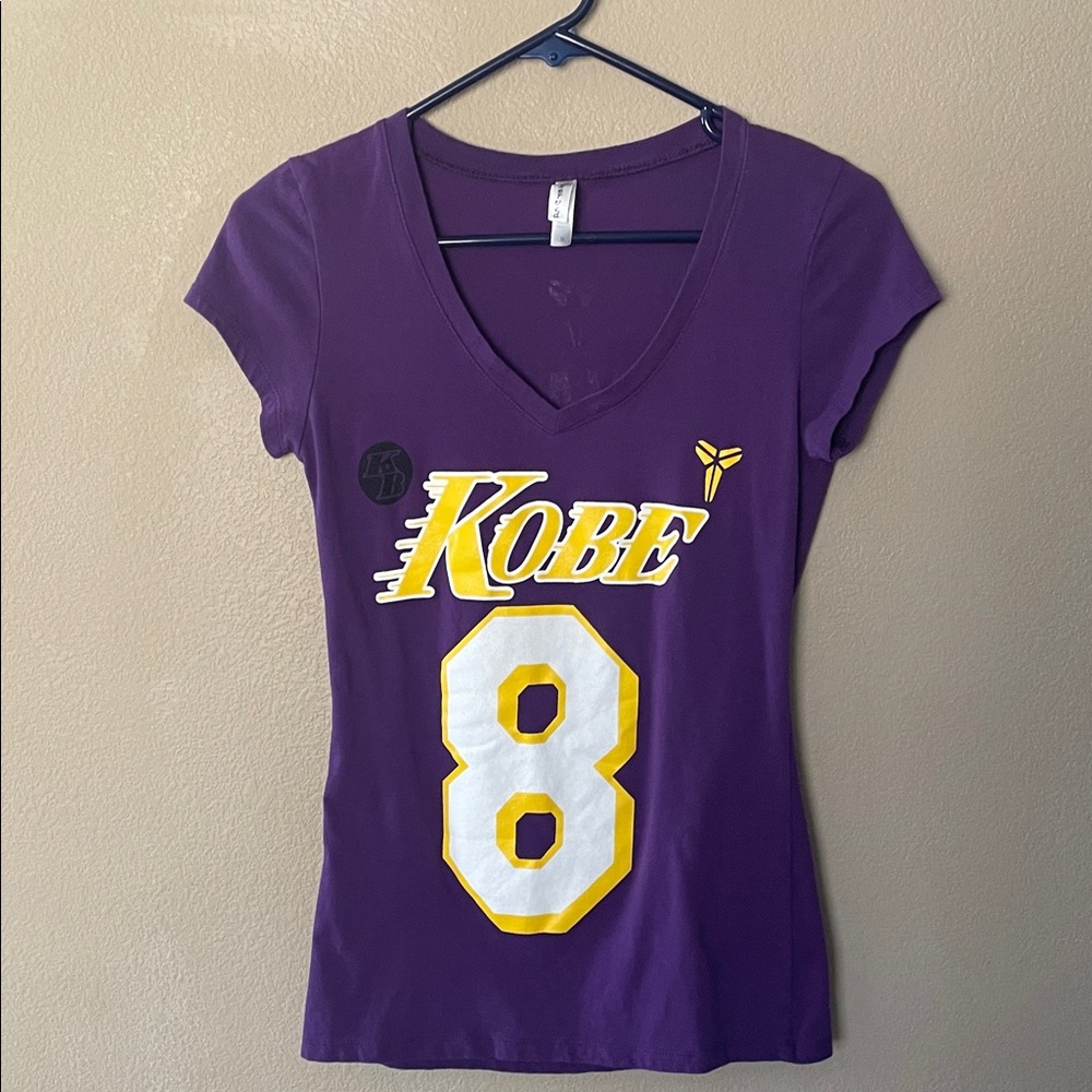 Purple Kobe Women's V-Neck Tee Shirt
